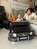 邁多熊奔馳大g兒童電動(dòng)車(chē)可坐大人雙人小孩車(chē)四輪越野遙控玩具電動(dòng)汽車(chē) 高配黑：四驅+超大電瓶+遙控皮座 曬單實(shí)拍圖