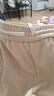 三彩2025冬季新款加絨保暖休閑長(cháng)褲高腰松緊直筒褲寬松簡(jiǎn)約M 米白色 L 165/72A 165/72A 曬單實(shí)拍圖