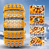 汽車(chē)防滑鏈suv轎車(chē)雪地通用不傷輪胎越野電動(dòng)車(chē)牛筋防滑扎帶神器 黃色丨165-265輪胎通用丨8顆鋼釘【10條裝】送安裝禮包 165-265MM輪胎通用丨加厚鏈片+8顆加大淬火鋼釘 曬單實(shí)拍圖