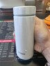 虎牌（TIGER）保溫保冷杯輕量便攜不銹鋼學(xué)生水杯MMZ-A35C-WW 雪花白350ml 曬單實(shí)拍圖
