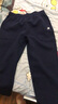 特步童裝兒童【胖寶褲】男女童百搭不磨肉肉親膚長(cháng)褲子 深奧藍 170 曬單實(shí)拍圖