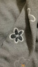 茵曼（INMAN）茵曼高級重工刺繡花朵圓領(lǐng)毛衣2026春女裝新款套頭針織 灰色 XL 曬單實(shí)拍圖