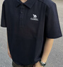 駱駝（CAMEL）男裝245g重磅POLO衫男士夏新款戶(hù)外翻領(lǐng)短袖t恤男M35BA6P100 曬單實(shí)拍圖