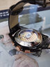歐品客瑞士認證十大品牌手表男士全自動(dòng)機械表男表夜光防水高端男士手表 升級版3186棕皮玫殼黑面 免費刻字 終身質(zhì)保 曬單實(shí)拍圖