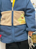 女寶寶罩衣秋冬兒童羽絨服護衣加大加絨防臟中大童正穿衣拉鏈外套 藍色無(wú)帽【星龍】加絨 130（建議105-115cm) 曬單實(shí)拍圖
