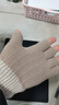 FitonTon手套女可觸屏翻蓋半指手套騎行防風(fēng)防寒手套保暖學(xué)生毛線(xiàn)手套冬季 曬單實(shí)拍圖