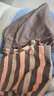 婷美純棉秋衣秋褲套裝女士保暖內衣秋冬季條紋全棉毛衫內搭打底 曬單實(shí)拍圖