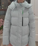 雅鹿短款羽絨服女款2025新款秋冬休閑外套連帽可拆石墨烯保暖時(shí)尚外套 冰河藍 M 建議105-120斤 曬單實(shí)拍圖