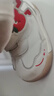 牧童寶寶學(xué)步鞋男童春秋款皮面卡通水果嬰兒鞋軟底女童鞋子 蘋(píng)果紅19 曬單實(shí)拍圖