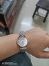 阿瑪尼（ARMANI）手表女士滿(mǎn)天星淡白色貝母防水超薄輕奢時(shí)尚氣質(zhì)女表情人節禮物 AR11204銀色白盤(pán) 曬單實(shí)拍圖