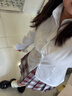 拉曼咔JK格裙正版西裝制服套裝全套秋冬季初高中女學(xué)生學(xué)院風(fēng)校服款顯瘦 金魚(yú)姬格+紺色西服一?？?襯+配飾 M 【建議90~100斤】 曬單實(shí)拍圖