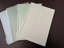 法拉蒙4本裝B5/60張不硌手活頁(yè)本可拆卸筆記本本子莫蘭迪色精致線(xiàn)圈大學(xué)生初高中生加厚考研記事本作業(yè)本 曬單實(shí)拍圖