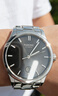 雷諾（RARONE）新年禮物 手表大師系列職場(chǎng)機械表鋼帶大表盤(pán)帶日歷 送男友老公 大師系列 黑盤(pán)銀釘禮盒款 曬單實(shí)拍圖