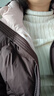 香影短款咖色立領(lǐng)羽絨服女2025冬季新款面包服90白鴨絨小個(gè)子外套 咖色 S 155/80A/85-95斤 曬單實(shí)拍圖