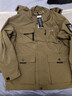 JEEP SPIRIT【三防科技】沖鋒衣男三合一可拆卸多口袋工裝外套防風(fēng)防水夾克男 卡其色 3XL (建議165-175斤) 曬單實(shí)拍圖