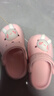 牧童兒童拖鞋夏男寶寶洞洞鞋軟底女童卡通洗澡嬰幼兒家居鞋萌兔粉160 曬單實(shí)拍圖