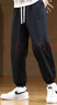 頂峰保羅（Dingfengbaoluo）休閑褲男春季重磅潮牌寬松束腳時(shí)尚百搭運動(dòng)衛長(cháng)褲子HM9011黑3XL 曬單實(shí)拍圖