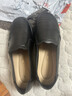 紅蜻蜓媽媽鞋休閑一腳蹬防滑中老年皮鞋軟底舒適單鞋WBB25222 黑色 35 曬單實(shí)拍圖