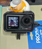 大疆（DJI）action4 運動(dòng)相機戶(hù)外騎行潛水滑雪釣魚(yú)沖浪掛脖vlog手持相機 Action 4【掛脖+自拍桿套裝】 標配【全新未激活】（無(wú)內存卡） 曬單實(shí)拍圖