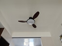 豐韻吸頂風(fēng)扇燈2026新款客廳餐廳吊扇燈吊燈一體式大風(fēng)力直葉電扇燈具 疾風(fēng)MAX.啞黑色42寸.已接入米家小愛(ài) 曬單實(shí)拍圖
