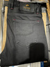 Raidy Boer/雷迪波爾【內里加絨】秋冬男裝偏厚修身牛仔褲6018-70 黑色  32（32） 曬單實(shí)拍圖