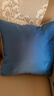 華幔盛庭抱枕高級感靠背墊沙發(fā)靠枕座墊腰靠 萬(wàn)字紋絨布深藍 50*50cm含芯 曬單實(shí)拍圖