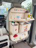 艾布與棉花汽車(chē)座椅后背收納袋掛袋兒童車(chē)載收納神器紙巾盒后排可折疊小桌板 長(cháng)款單個(gè)-彩虹動(dòng)物園【分類(lèi)收納/內置防水桶】 曬單實(shí)拍圖