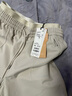 太平鳥(niǎo)女裝休閑褲冬季三防拼腰頭工裝褲質(zhì)感潮流時(shí)尚D 淺灰色 M 曬單實(shí)拍圖