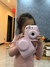 富士（FUJIFILM）instax  mini12 一次成像 立拍立得相機 mini12 淺櫻粉 套餐八（官方標配+相機包+相冊+白邊相紙20張） 曬單實(shí)拍圖
