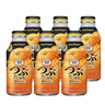 百佳日本進(jìn)口柑橘果汁飲料年貨節 含果肉粒橘子汁果味飲品 小瓶裝飲料 橘子味 400g*6瓶 曬單實(shí)拍圖