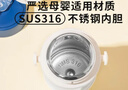 迪樂(lè )貝爾兒童保溫杯小學(xué)生不銹鋼吸管水杯幼兒園便攜水壺耐摔直飲喝水杯子 藍色 350ml （吸管蓋+直飲蓋） 曬單實(shí)拍圖