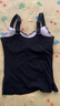 TCH2025春夏新款甜酷風(fēng)背心簡(jiǎn)約款百搭修身顯瘦吊帶女T75A03E5001 黑色 L 曬單實(shí)拍圖