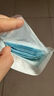 海氏海諾 一次性使用醫用外科口罩100只 無(wú)菌三層防塵成人滅菌級防曬口罩 曬單實(shí)拍圖