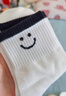 歐迪芬6雙女士襪子女純棉100%秋冬10A抑菌防臭可愛(ài)笑臉舒適透氣中筒襪女 曬單實(shí)拍圖