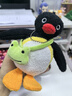 SHANDMOOpingu企鵝背青蛙掛件可愛(ài)毛絨掛件毛絨玩具新年禮物女生鑰匙扣 曬單實(shí)拍圖