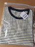 佐丹奴T恤女純棉航海系撞色條紋圓領(lǐng)七分袖上衣女13325213 曬單實(shí)拍圖