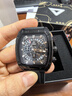 匹克中國手表男酒桶形運動(dòng)夜光石英表鏤空機械高中生男士腕表防水休閑 先驅者-黑殼黑面 曬單實(shí)拍圖