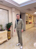 MAGIOPY奢侈高端品牌男裝運動(dòng)套裝男春秋新款爸爸裝休閑夾克外套中年男士 卡其【外套+T恤+褲子】 可選加絨聯(lián)系客服備注 3XL (建議159-175斤左右) 曬單實(shí)拍圖