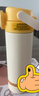 哈爾斯兒童保溫杯女學(xué)生雙飲水杯小學(xué)生上學(xué)專(zhuān)用水壺吸管杯子新款 【單杯款】芝士奶黃喵500ml 曬單實(shí)拍圖