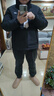 NEW BALANCE25年男款秋冬保暖百搭短款羽絨服AMJ53362 BK L 曬單實(shí)拍圖