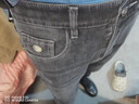 愛(ài)登堡Edenbo直筒牛仔褲秋冬男輕便耐穿水洗長(cháng)褲深灰色170/76A(30) 曬單實(shí)拍圖