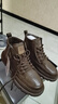 意爾康男鞋英倫風(fēng)馬丁靴男休閑高幫板鞋復古時(shí)尚工裝靴潮流厚底鞋子男 曬單實(shí)拍圖