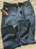 皮爾卡丹（pierre cardin）高端牛仔褲男秋冬季寬松直筒男褲潮流刺繡休閑褲子男裝 霧霾藍 33 曬單實(shí)拍圖
