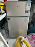 奧克斯小冰箱家用小型迷你冷藏冷凍兩用出租房宿舍用節能省電寢室辦公室電冰箱 【凈化去味】126銀色【高效保鮮 銅管速冷】22L 曬單實(shí)拍圖