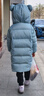 EBAER兒童羽絨服長(cháng)款童裝加厚2024冬季男女童防風(fēng)連帽外套 冰河藍 130 曬單實(shí)拍圖