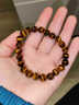 ALLOVE天然黃虎眼石手串男女款水晶手鏈男生生日禮物送男朋友老公紀念日 曬單實(shí)拍圖