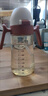 貝因美兒童水杯1-3歲寶寶吸管喝水杯嬰兒直飲學(xué)飲杯帶刻度牛奶杯幼兒園 翻蓋吸管杯-300ml-棕色 曬單實(shí)拍圖