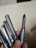 晨光（M&G）速干子彈頭黑色直液式中性筆走珠筆0.5mm可替換筆芯直液筆替芯ARP50102 6支裝 曬單實(shí)拍圖