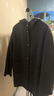 EP雅瑩毛呢外套女 羊毛羊絨混紡連帽雙面呢大衣 商場(chǎng)同款8206A 灰色 M 曬單實(shí)拍圖