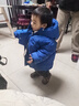 巴厘小豬兒童羽絨服中長(cháng)款男童冬季加厚女童三防外套冬裝寶寶保暖外套 【中長(cháng)款】鸚鵡藍 90 曬單實(shí)拍圖